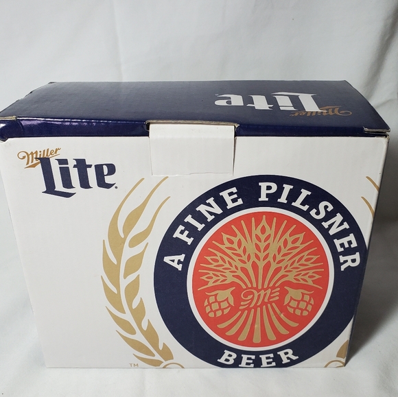 Miller Lite 16 Oz Glass Set of 2, NIB - Picture 4 of 6
